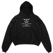 Load image into Gallery viewer, Vengeance Black Oversized Hoodie