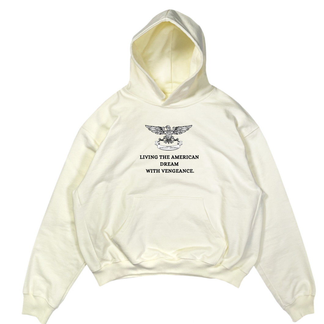 Vengeance Cream Oversized Hoodie